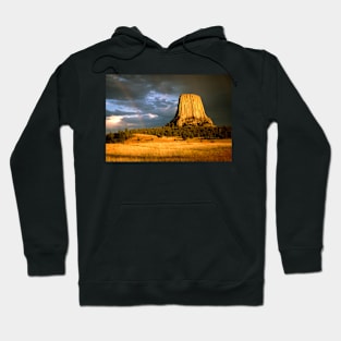 View of Devil's Tower, a basalt outcrop (E417/0148) Hoodie